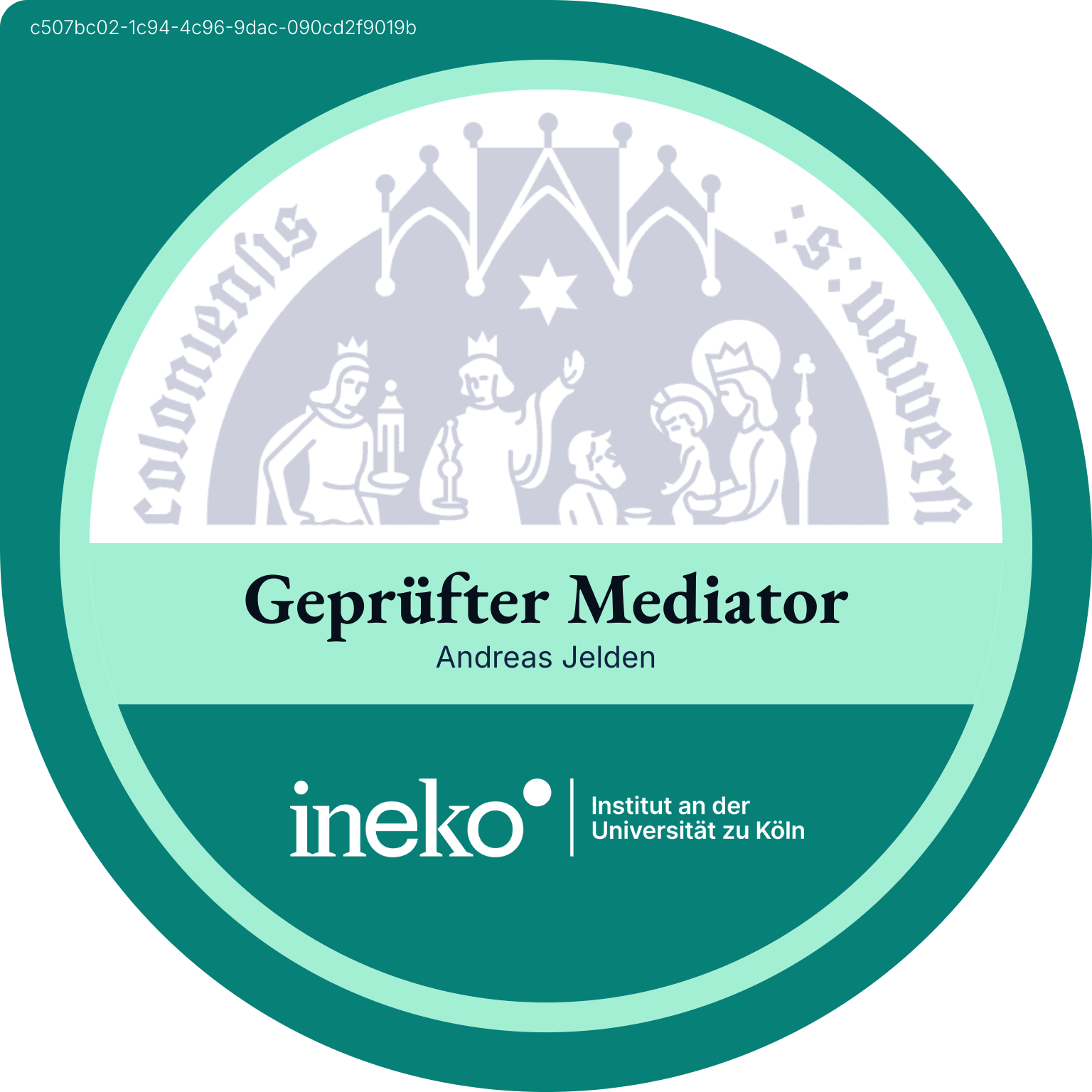 Zertifikat: Geprüfter Mediator